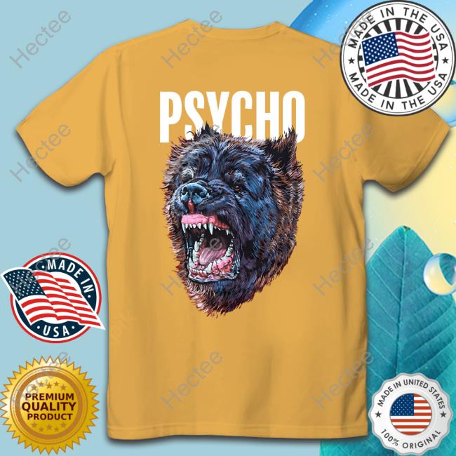 Santan Dave Merch Psycho Bear Tee Santan Dave Merch Psycho Bear Tee
