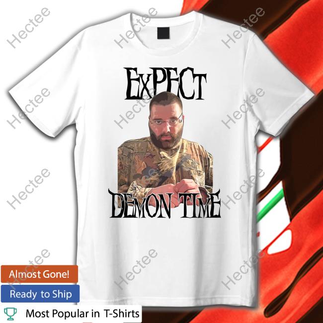 Jersey Jerry Wearing Expect Demon Time Shirt Barstoolsports Store Jersey Jerry Wearing Expect Demon Time Shirt Barstoolsports Store