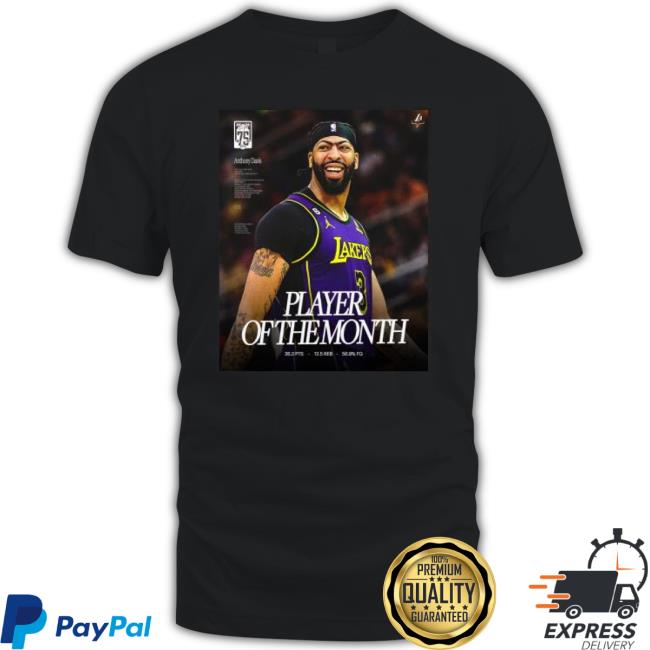 Los Angeles Lakers Anthony Davis Player Of The Month shirt Los Angeles Lakers Anthony Davis Player Of The Month shirt
