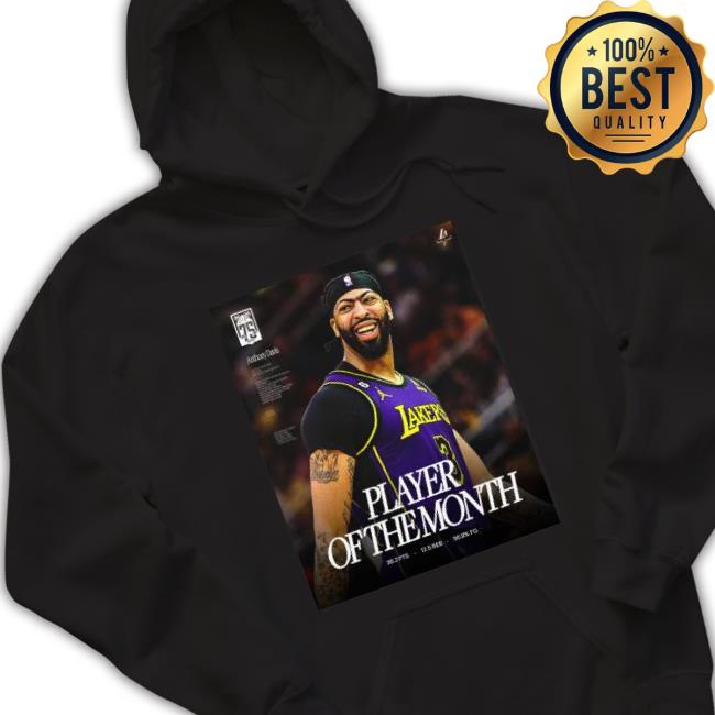 Los Angeles Lakers Anthony Davis Player Of The Month shirt Los Angeles Lakers Anthony Davis Player Of The Month shirt