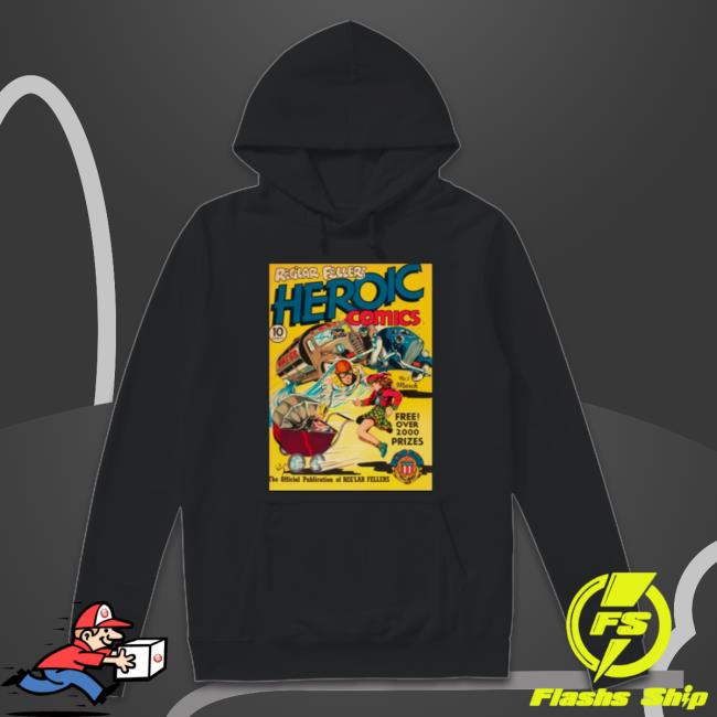 Fellers Heroic 90S Comic Design shirt Fellers Heroic 90S Comic Design shirt