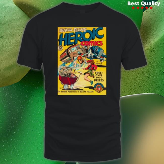 Fellers Heroic 90S Comic Design shirt Fellers Heroic 90S Comic Design shirt