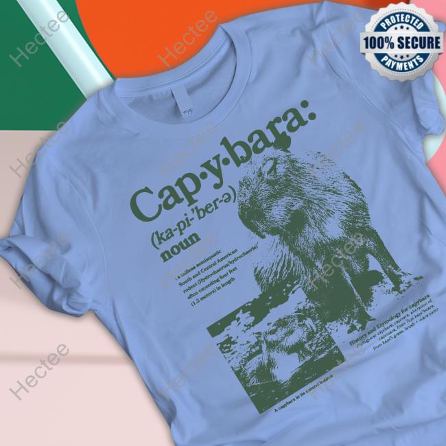 Capybara Man Store Defined T Shirt