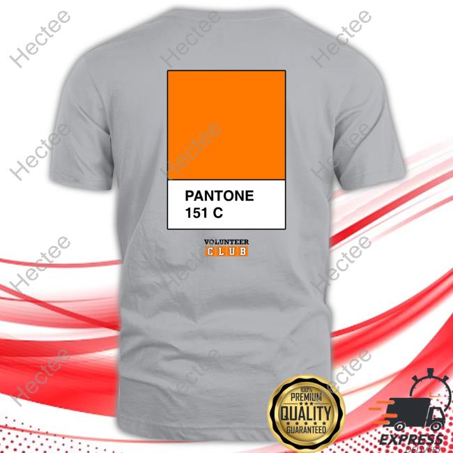 The Volunteer Club The Right Orange Pantone 151 C Hooded Sweatshirt The Volunteer Club The Right Orange Pantone 151 C Hooded Sweatshirt
