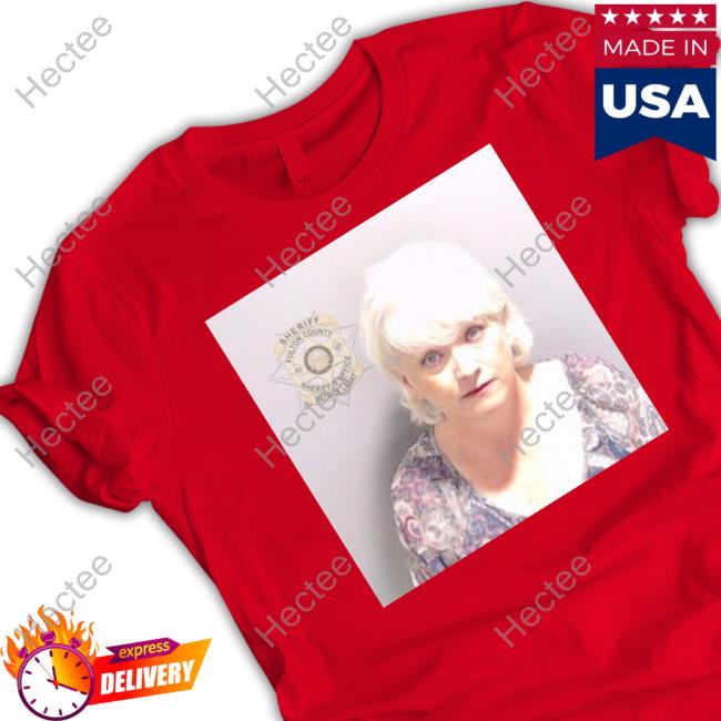 Notcapnamerica Cathy Latham Mugshot T-Shirt Notcapnamerica Cathy Latham Mugshot T-Shirt
