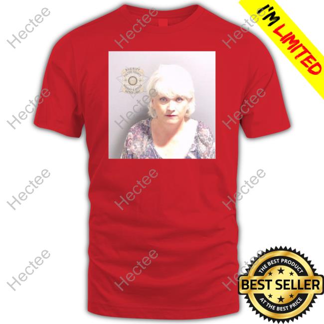 Notcapnamerica Cathy Latham Mugshot T-Shirt Notcapnamerica Cathy Latham Mugshot T-Shirt