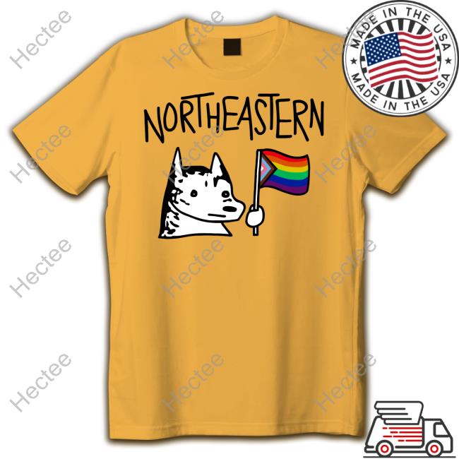 Nudoghouse Northeastern Pride Hoosky T-Shirts Nudoghouse Northeastern Pride Hoosky T-Shirts