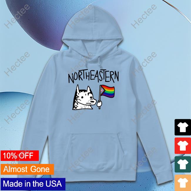 Nudoghouse Northeastern Pride Hoosky T-Shirts Nudoghouse Northeastern Pride Hoosky T-Shirts