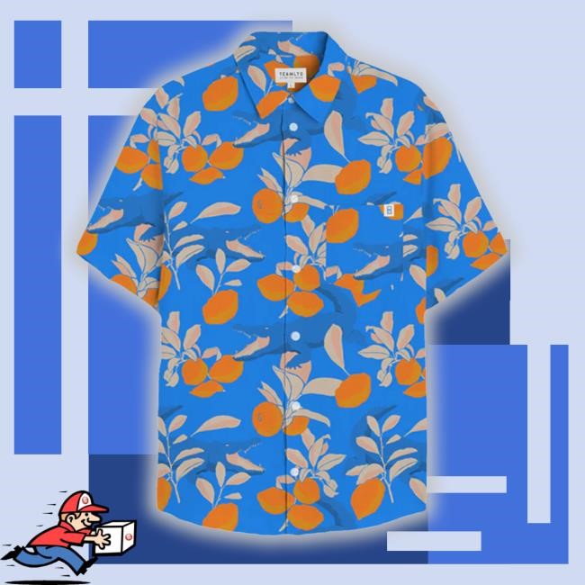 Teamltd Classic Button Up Florida Blue T Shirt Teamltd Classic Button Up Florida Blue T Shirt