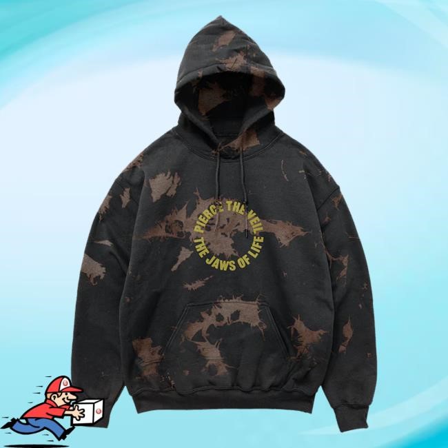 Pierce The Veil Shop Official Merch Tie Dye Circle Jaws Long Sleeve T Shirt Pierce The Veil Shop Official Merch Tie Dye Circle Jaws Long Sleeve T Shirt