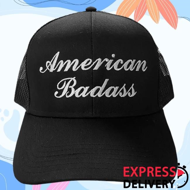 Official Kid Rock Merch American Badass bucket hat Official Kid Rock Merch American Badass bucket hat