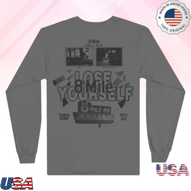 Eminem Merch Store 8 Mile Lose Yourself Hooded Sweatshirt Eminem Merch Store 8 Mile Lose Yourself Hooded Sweatshirt