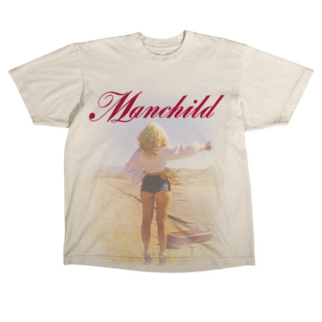 Sabrina Carpenter Merch Manchild Photo Zip Hoodie - Hectee