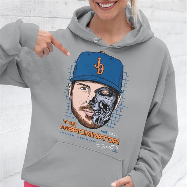 Official Jacob Degrom Mlbpa Shirt Geny Mets Report The Degrominator Jacob Degrom Shirt