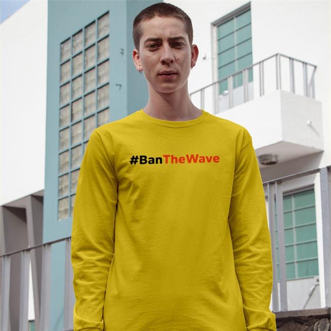 Keith McPherson Wearing Ban The Wave Shirts Keith McPherson Wearing Ban The Wave Tee