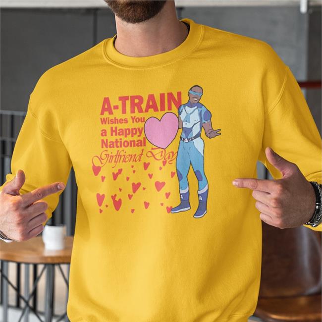 A Train Wishes You A Happy National Girlfriend Day Shirt Lightblue Lucca International Merch