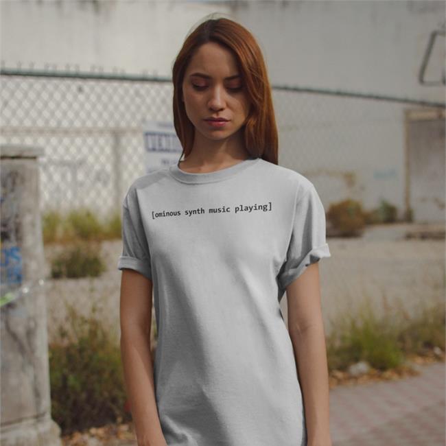 Comfortcharacter Shop Ominous Synth Music Playing Shirt Comfortcharacterapparel Ominous Synth Music Playing T Shirt