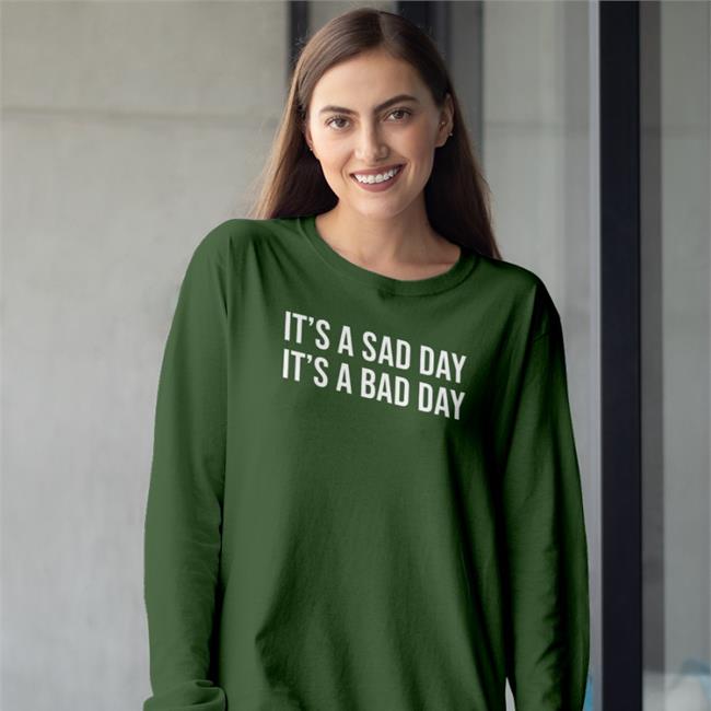 Jersey Jerry It's A Sad Day It's A Bad Day Hoodie It's A Sad Day It's A Bad Day T Shirts Barstool Sports Store