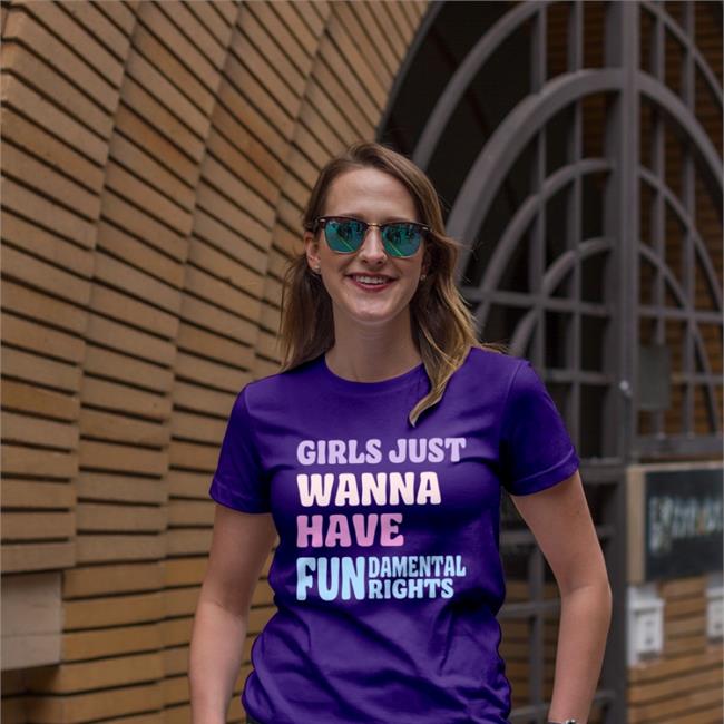 Girls Just Wanna Have Fun Damental Rights Hoodie