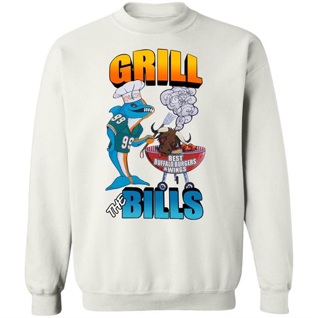 Grill The Bills Shirt Miami Dolphins Buffalo Bills Fins 4 Life Store