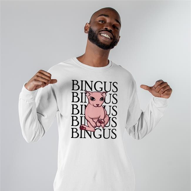Strangethrift Weird Thrift Store Shirts Bingus Text Array Shirt