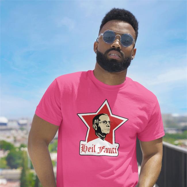 Ethan Schmidt Heil Fauci Propaganda Star Shirt