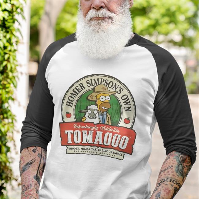 Poorly Translated Shirts Homer Simpson's Own Refreshingly Addictive Tomacco Shirt