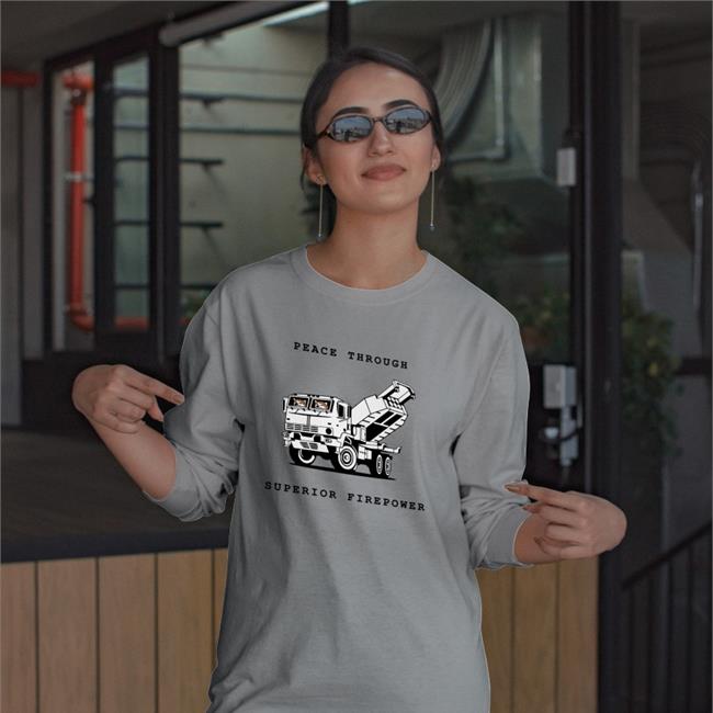 Kama Peace Through Superior Firepower Shirts Kama_Kamilia
