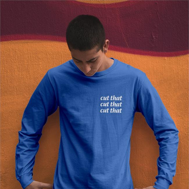 The Always Sunny Podcast Cut That Sweatshirt Glenn Howerton Rob Mcelhenney Cut That Tee The Always Sunny Podcast Merch