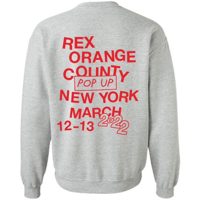 Rex Orange County Pop Up New York March 12-13 2022 Shirt Rex Orange County Store I Like Ny Shirt Rex Orange County Pop Up New York March 12-13 2022 Shirt Rex Orange County Store I Like Ny Shirt
