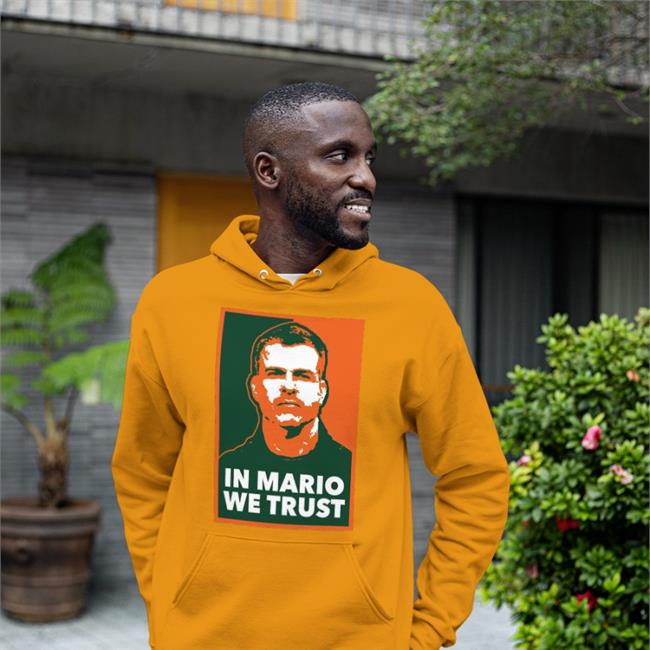 In Mario We Trust Hoodie Barstoolsports Store