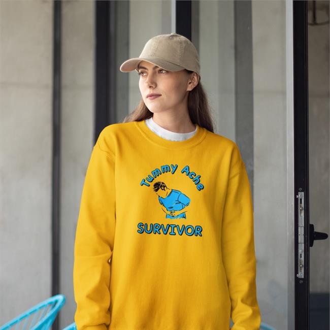 Yung Chente Tummy Ache Survivor Sweatshirt Shithead Steve Store