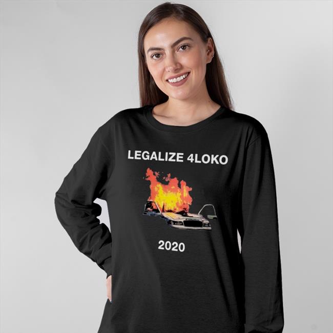 Shirts That Go Hard Shop Legalize 4Loko 2020 Hoodied Sweatshirt Black
