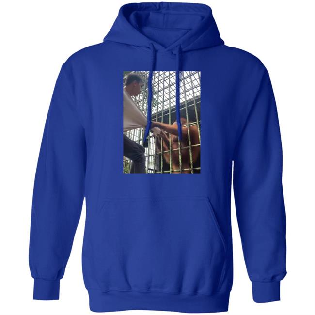 Orangutan Grabs Man Shirt Orangutan Attacking Man Through Cage At Zoo Shirt