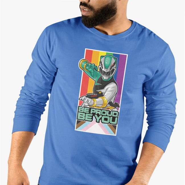 The Trevor Project Power Rangers Pride Soft Shirt Power Rangers Be Proud Be You Pride Soft T Shirt Ranger Nation The Trevor Project
