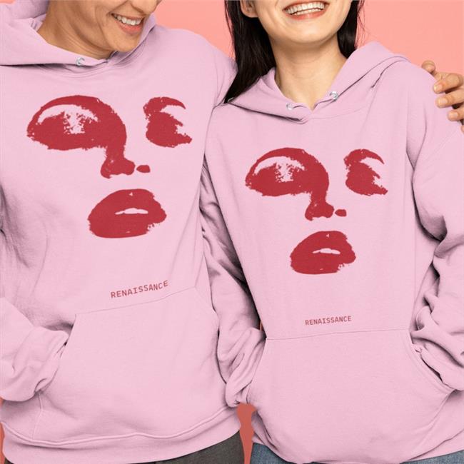 Beyonce Merch Renaissance Face Ringer Hoodie Sweatshirt Beylegion Is Cozy