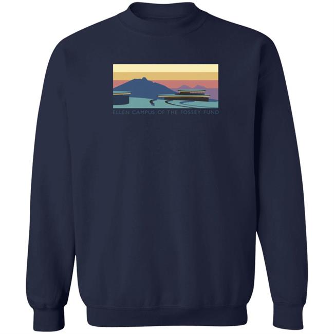 Ellen Campus Merch Ellen Degeneres Ellen Fund Sunset Shirt Ellen Campus Of The Fossey Fund Shirt