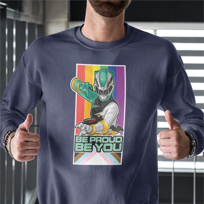 Power Rangers Be Proud Be You Pride Soft Shirt Ranger Nation The Trevor Project