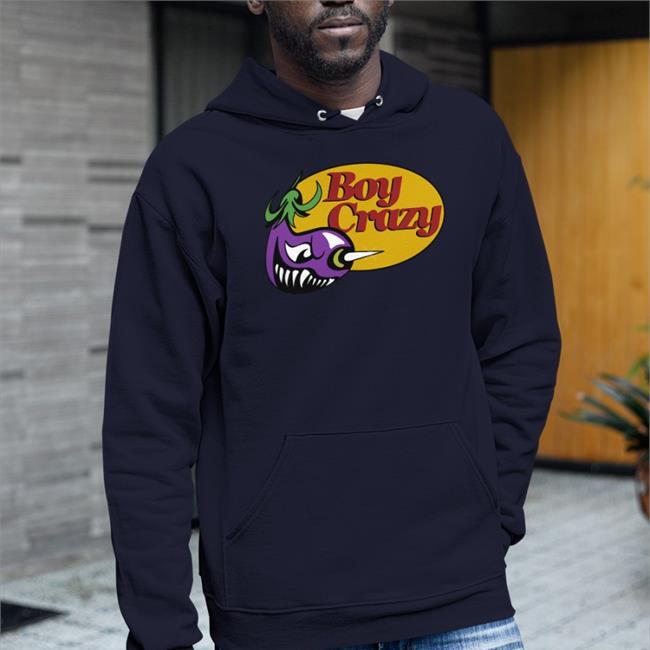 Eggplant Harry Lambert Boy Crazy Shirt