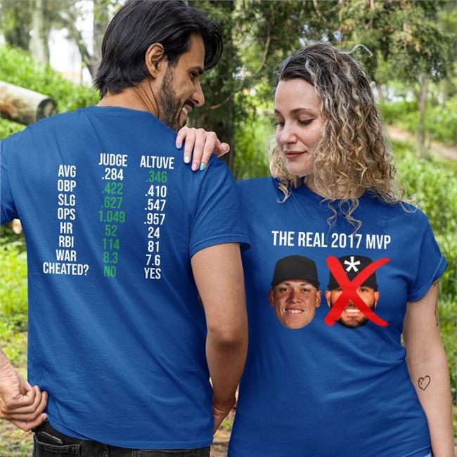 Navy Desireeloyola Yankees The Real 2017 Mvp Aaron Judge Not Altuve Shirt