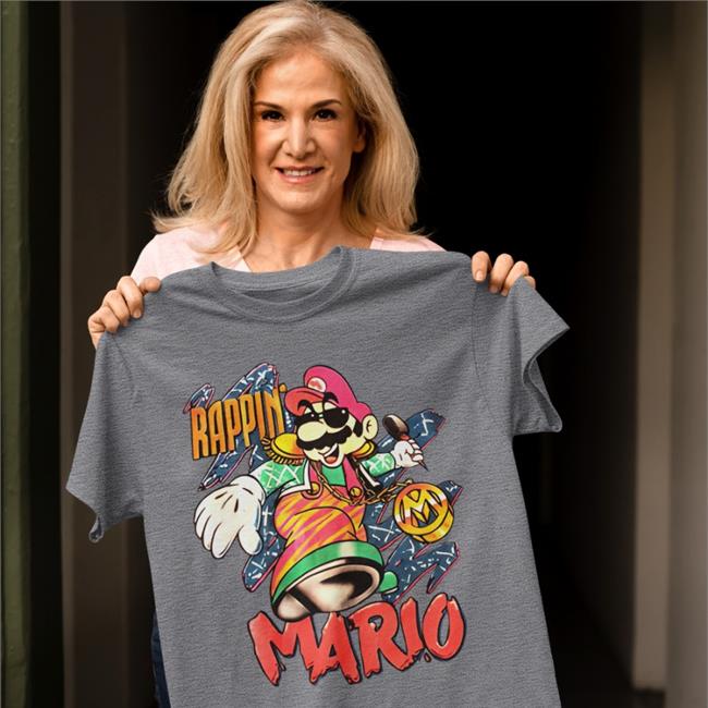 Rappin' Mario Shirt Nintendo 1991 Super Mario Broth