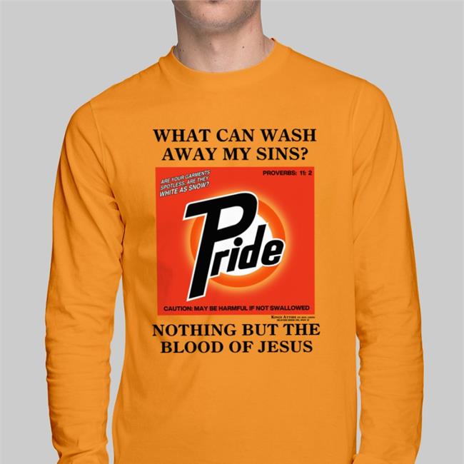 What Can Wash Away My Sins Pride Shirt