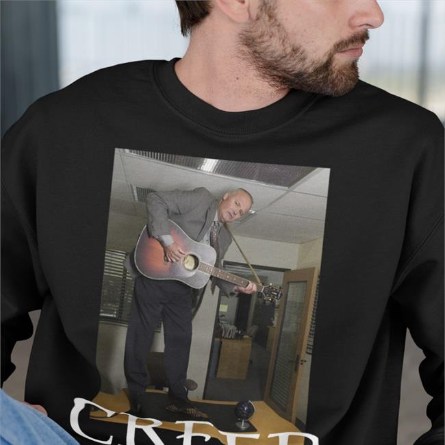 Shirts That Go Hard Creed Bratton With Guitar Shirts Creed With Guitar The Office Season 3 Shirts