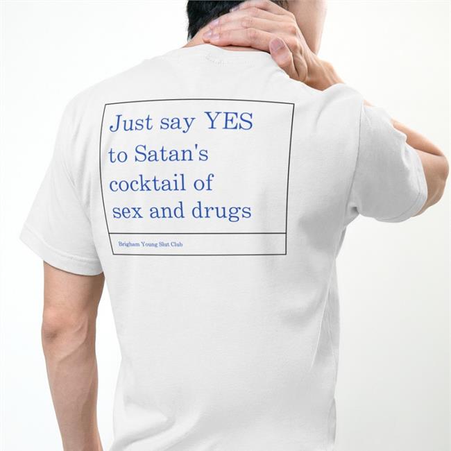 Just Say Yes To Satan's Cocktail Of Sex And Drugs Hoodie