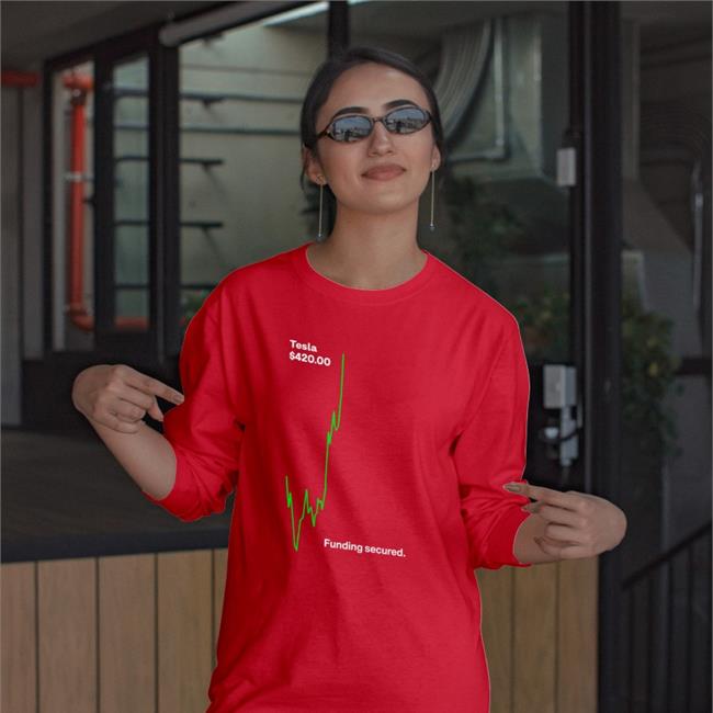 Vincent13031925 Tesla $42000 Funding Secured T Shirt