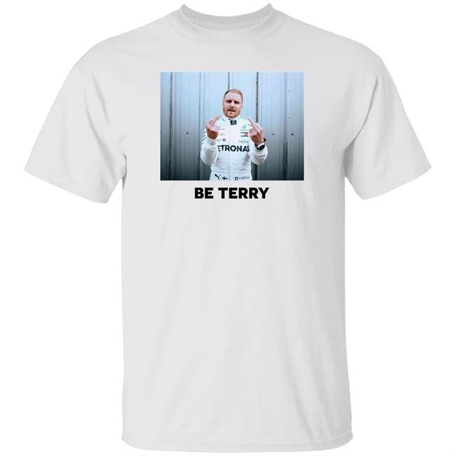 Valtteri Bottas Be Terry Shirt Valtteri Bottas Middle Finger Be Terry Shirt Bunkie Perkins