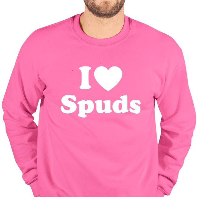 The Author, Séamas O'reilly I Heart Spuds Tee Shirt Shockproofbeats I Heart Spuds Shirt