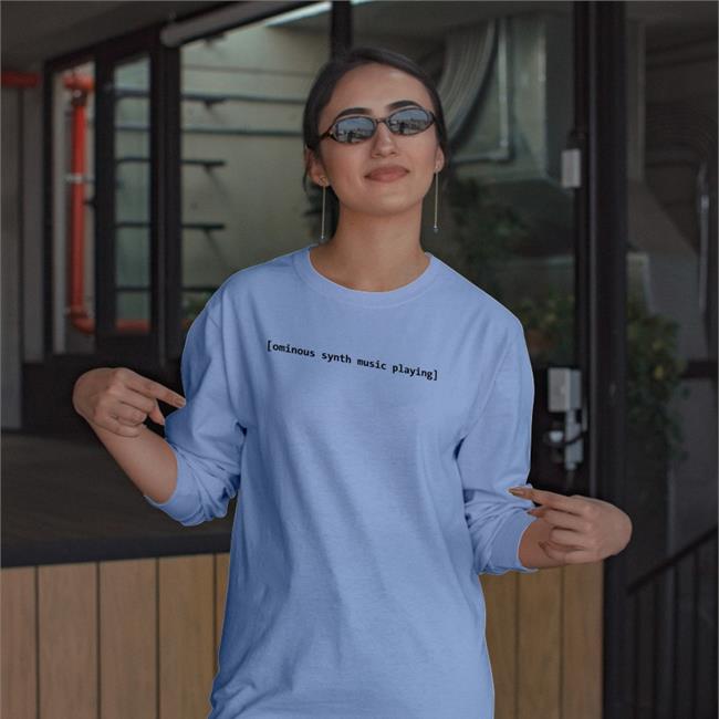 Comfortcharacter Shop Ominous Synth Music Playing Shirt Comfortcharacterapparel Comfortcharacter Ominous Synth Music Playing T Shirt