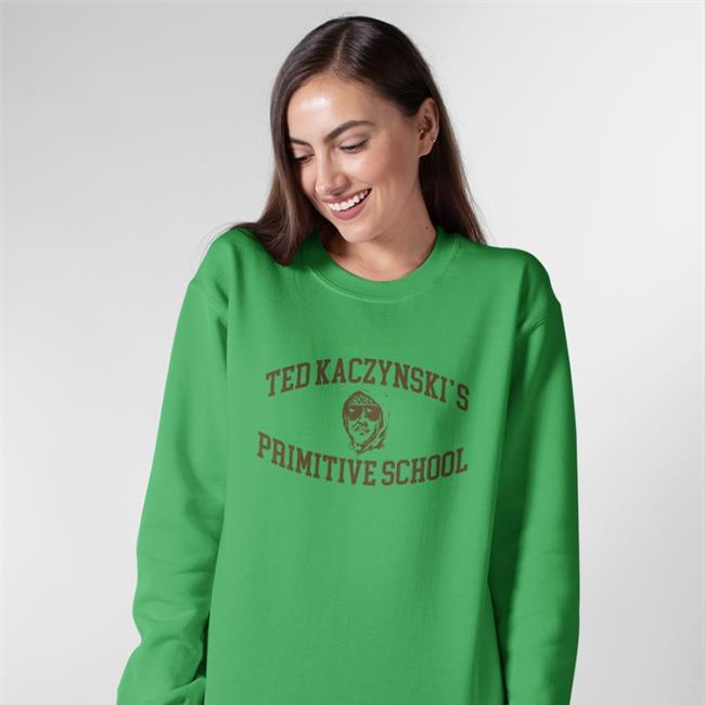 Barely Legal Clothes Ted Kaczynski's Primitive School Hoodie