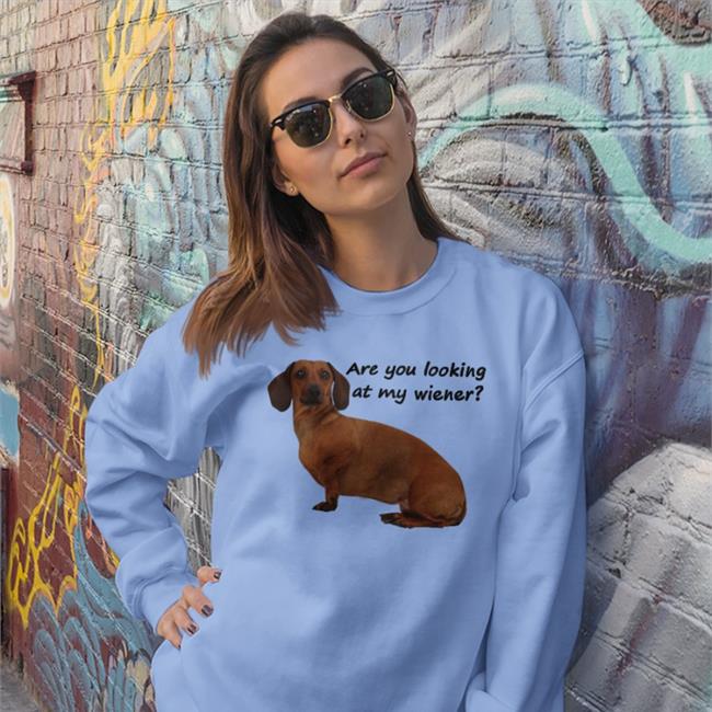 Goodshirts Are You Looking At My Wiener Shirt Dog